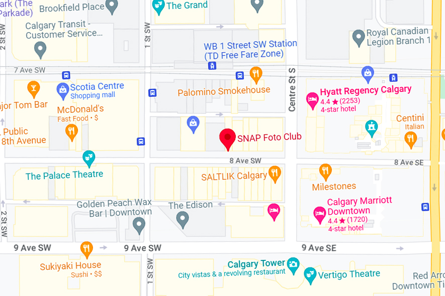 map of snap foto club